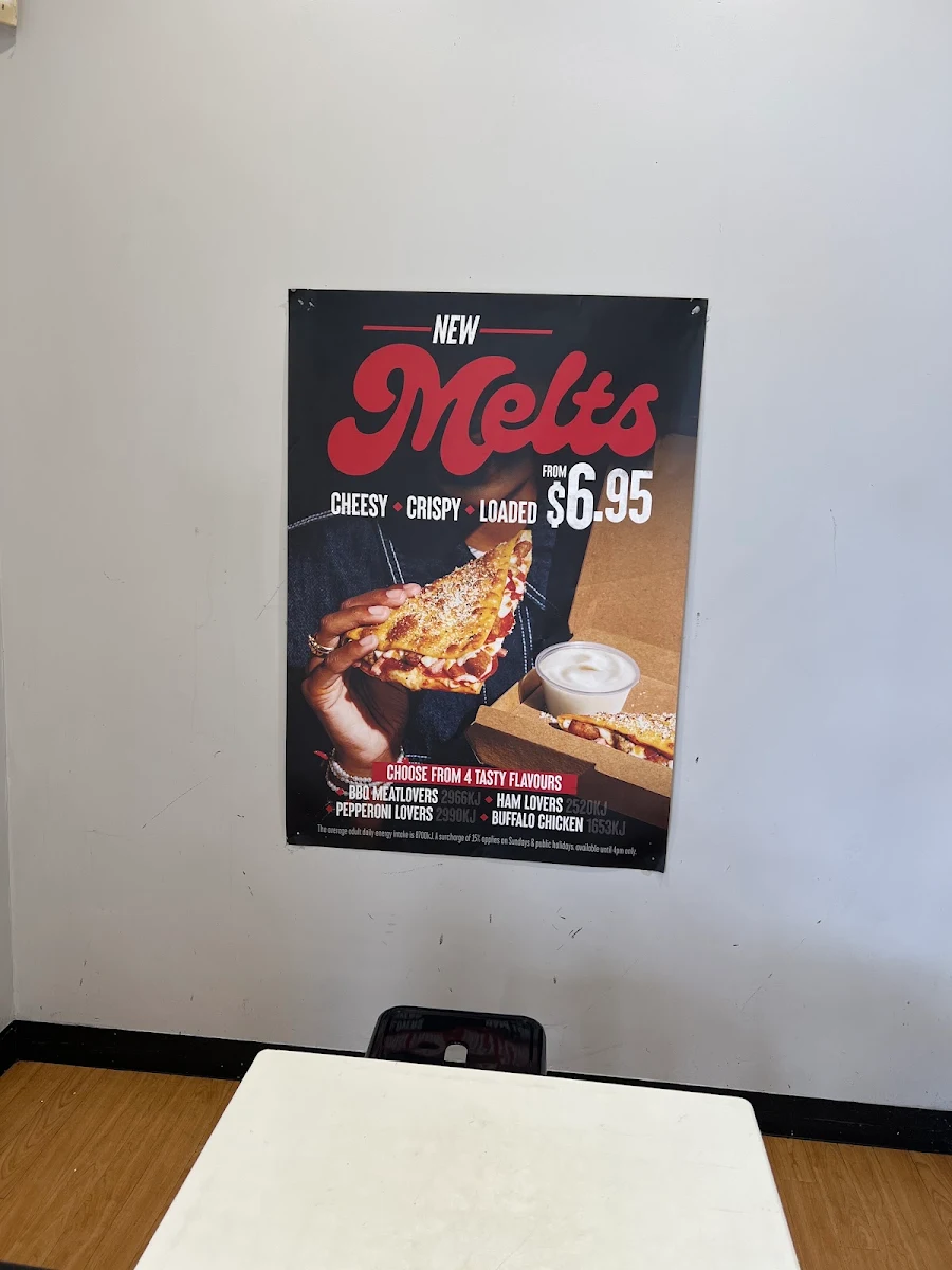 Menu, Pizza Hut Mango Hill
