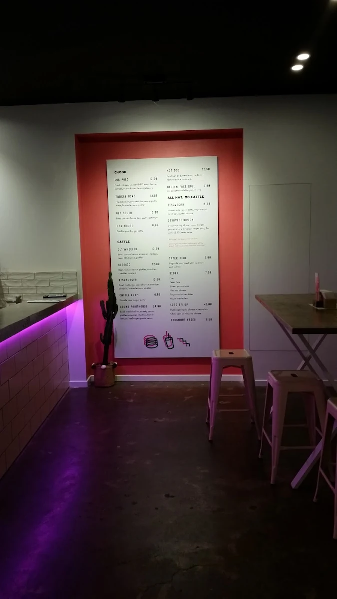 Menu, ItsaBurger - Rosebud