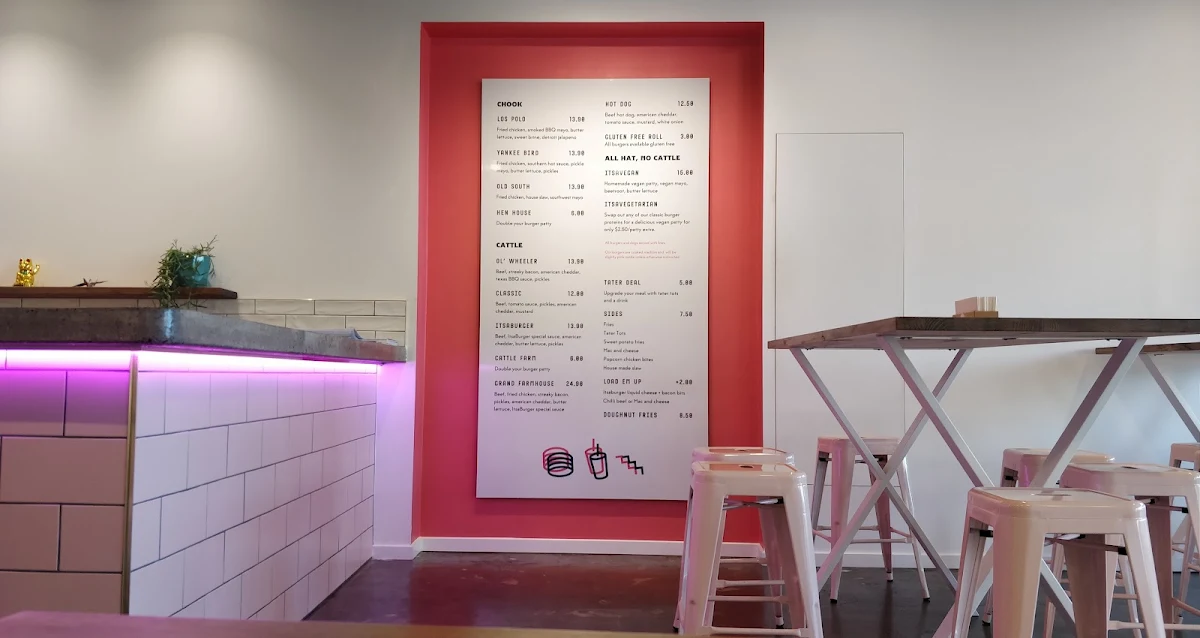 Menu, ItsaBurger - Rosebud