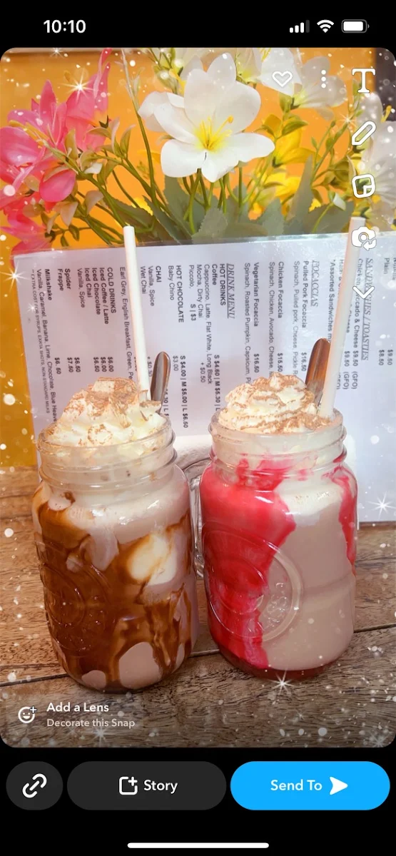 Menu, Le Cafe Leongatha