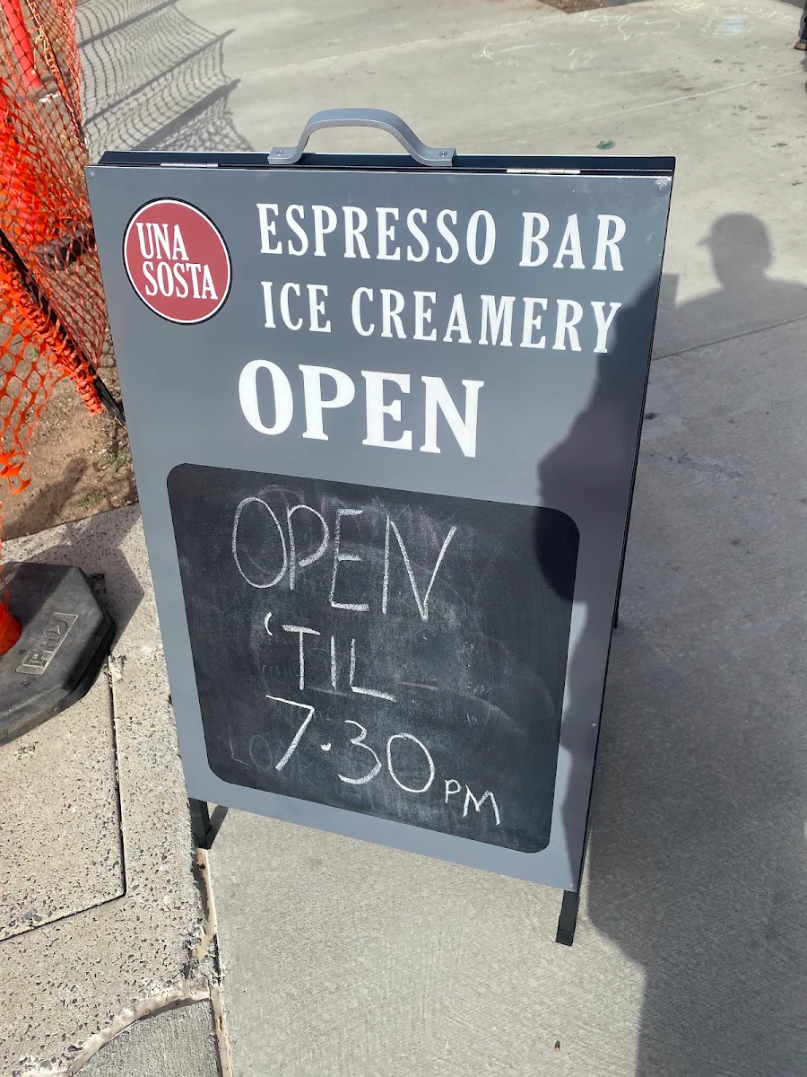 Menu, Una Sosta | Espresso Bar