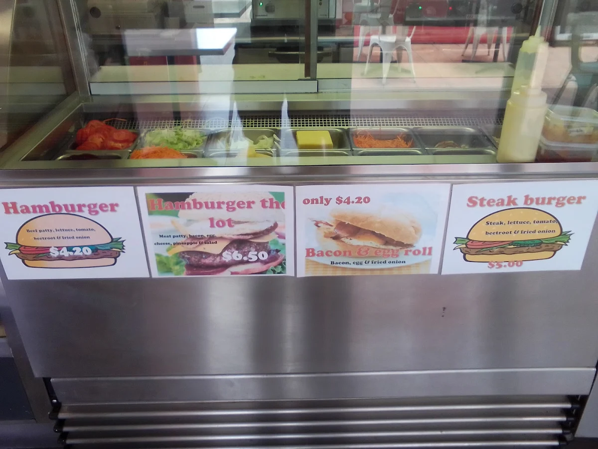 Menu, Hunter street bakery