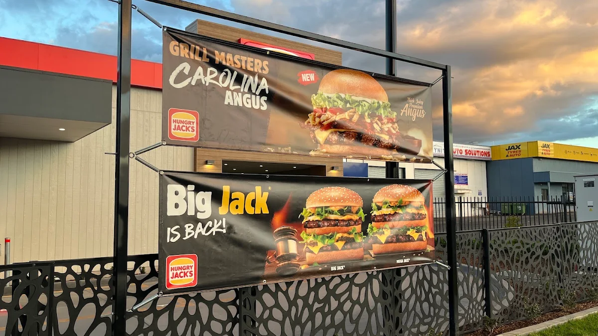 Menu, Hungry Jack's Burgers McGraths Hill