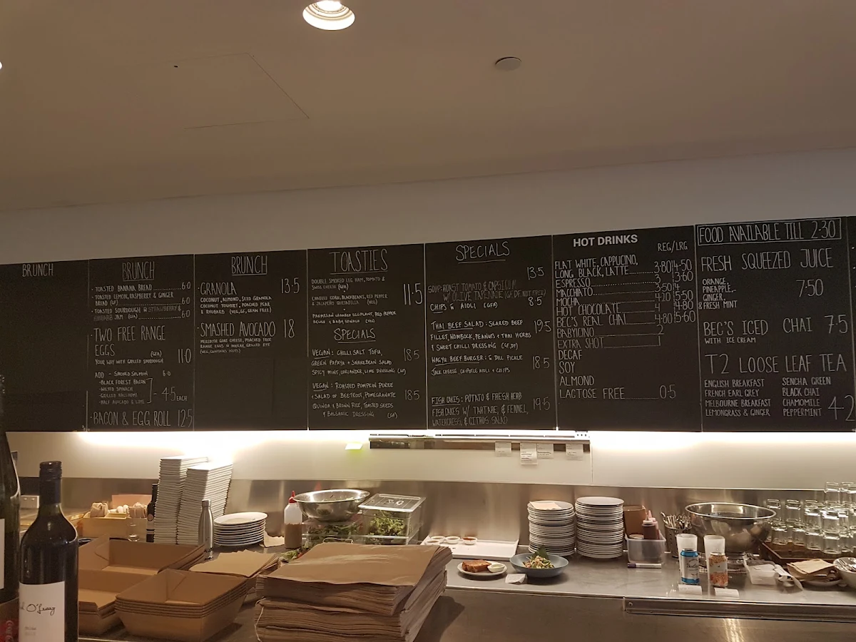 Menu, Portrait Cafe