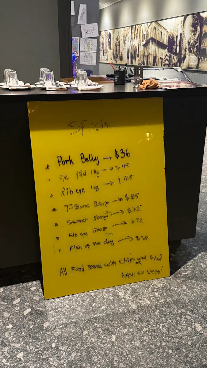 Menu, Blazed Bar & Grill