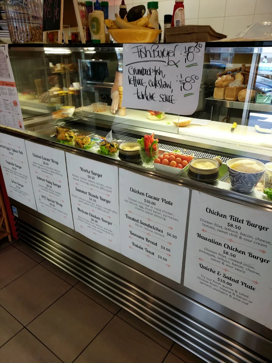 Menu, Grices Bakery Cafe