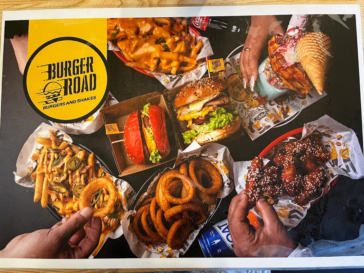 Menu, Burger Road Pakenham
