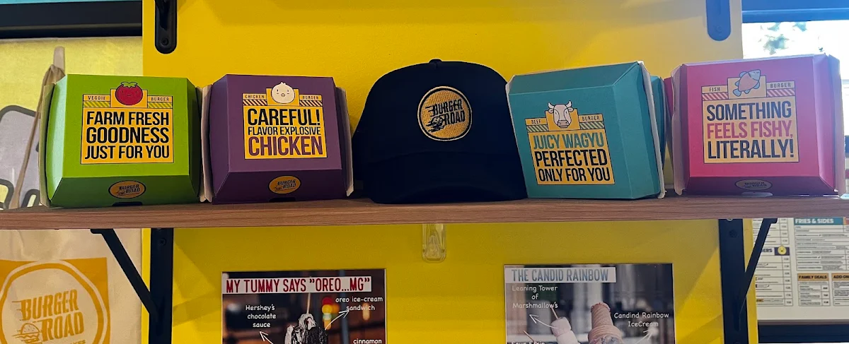 Menu, Burger Road Pakenham