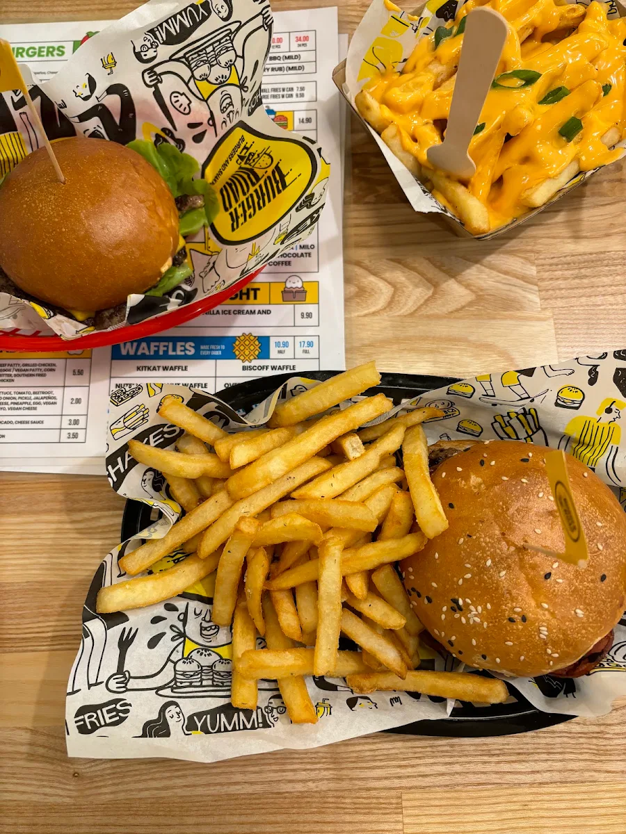 Menu, Burger Road Pakenham