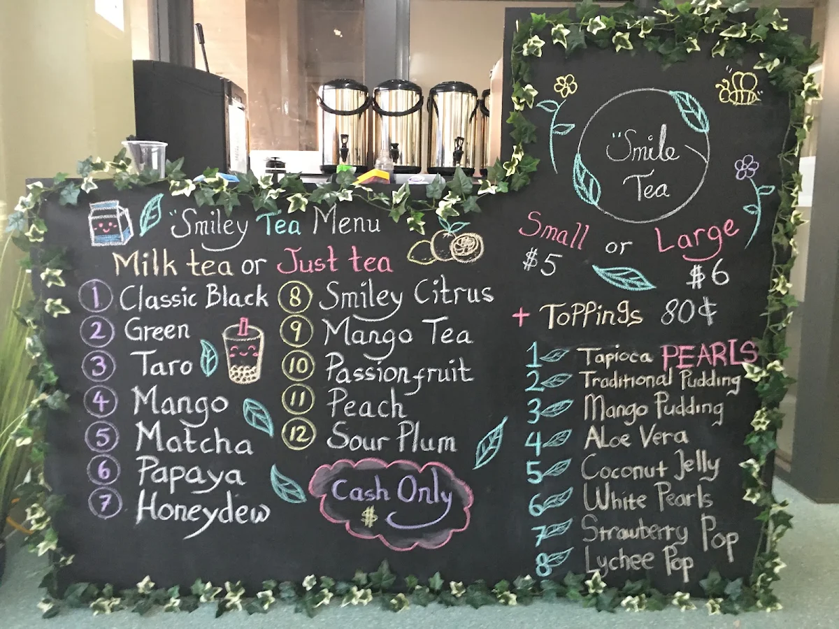 Menu, Smiley Treats