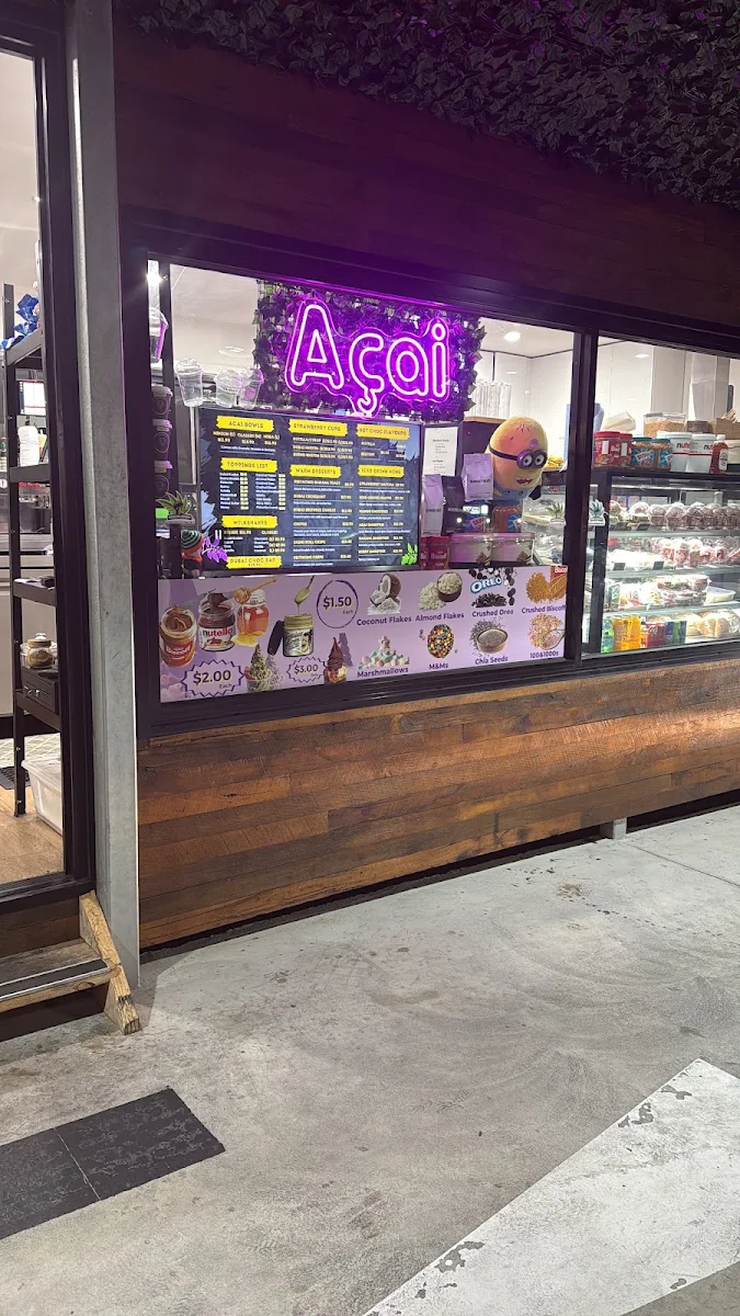 Menu, Acai Roots