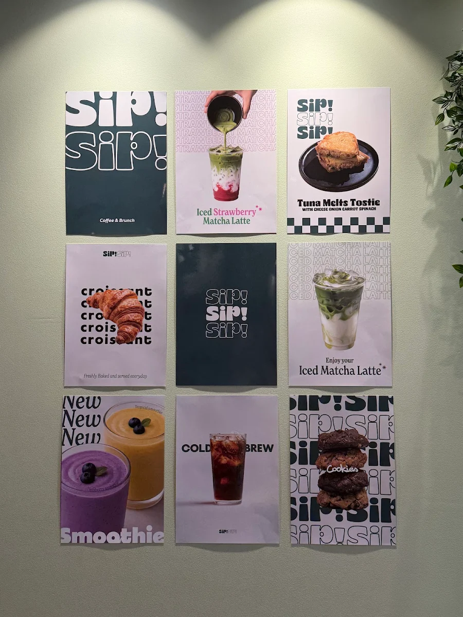 Menu, Sip! Sip! Coffee.co