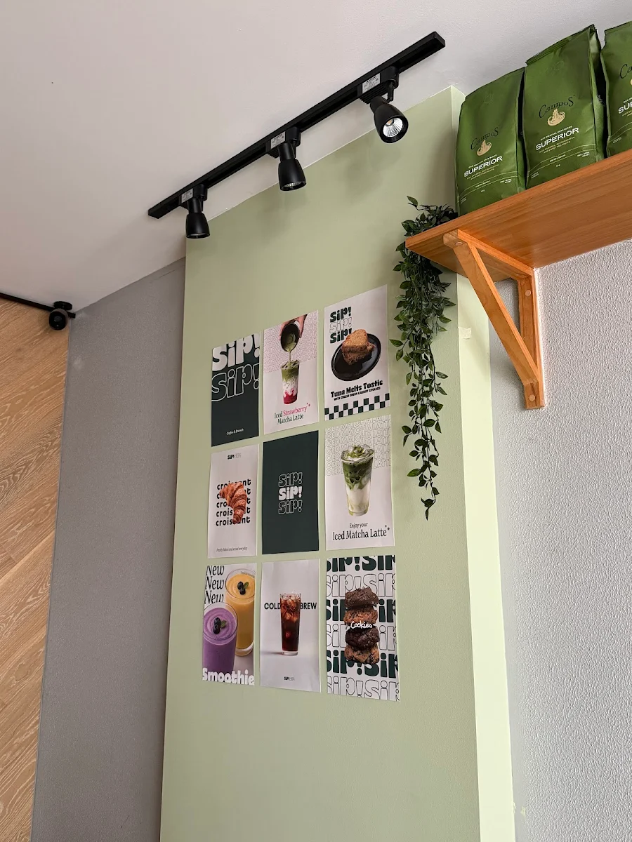 Menu, Sip! Sip! Coffee.co