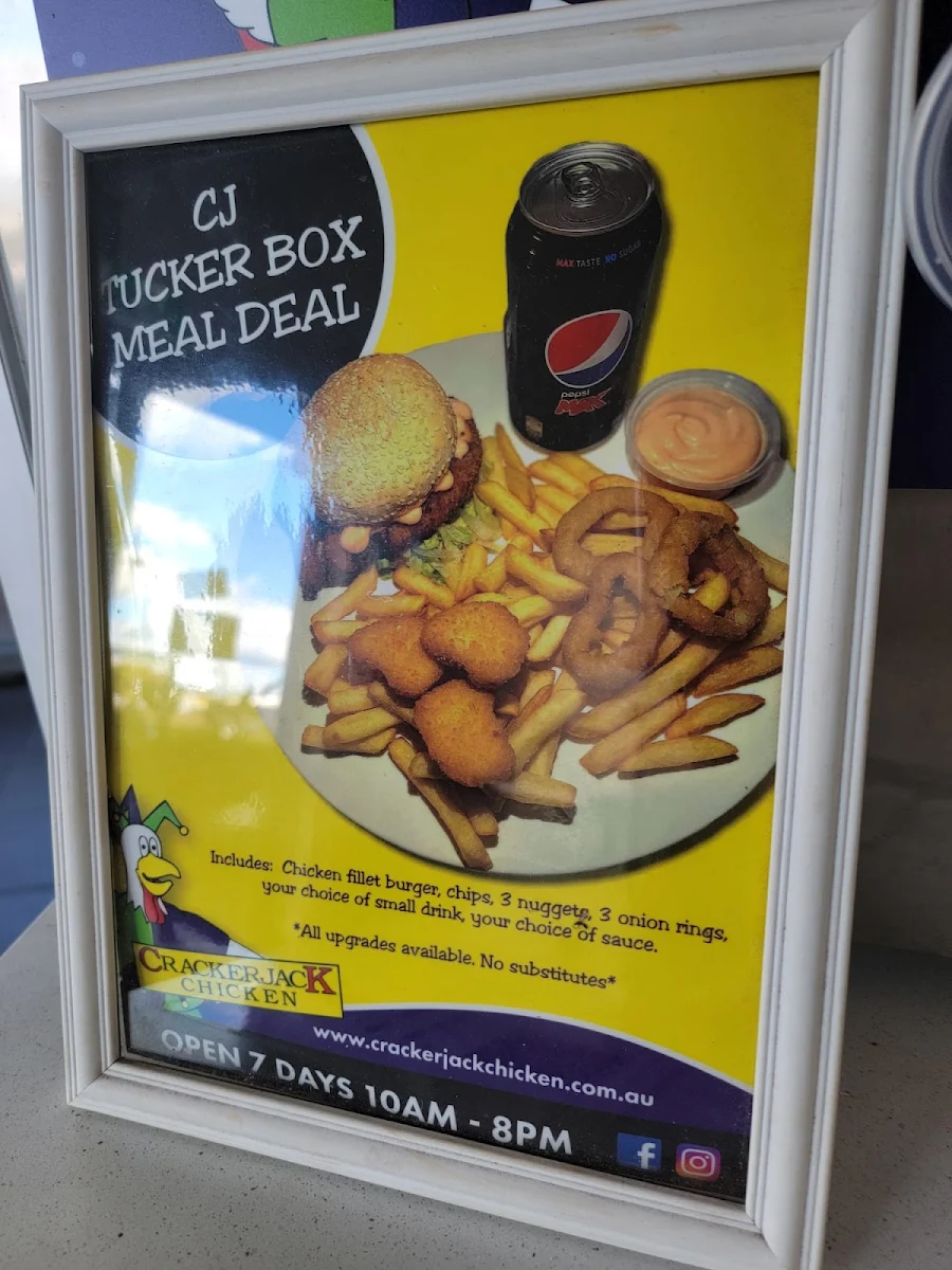 Menu, Crackerjack Chicken