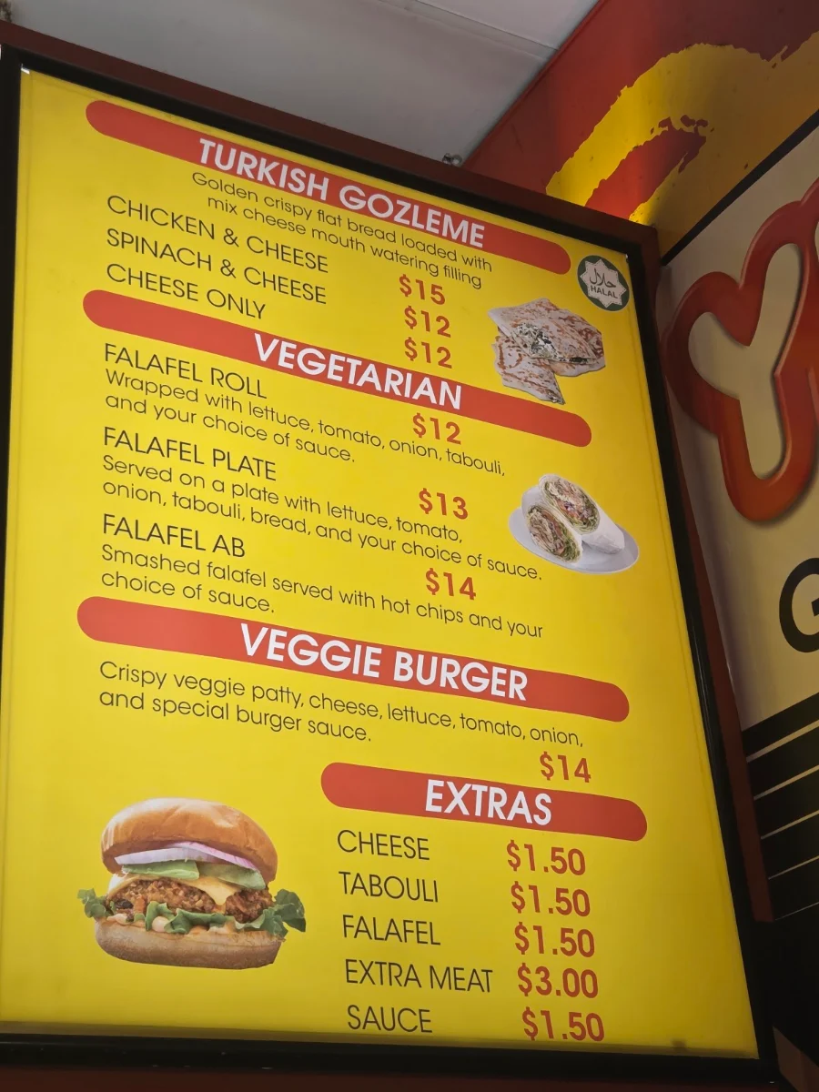 Menu, YIROS FEAST