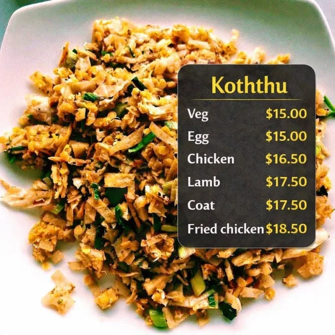 Menu, Kugan Hot & Spicy