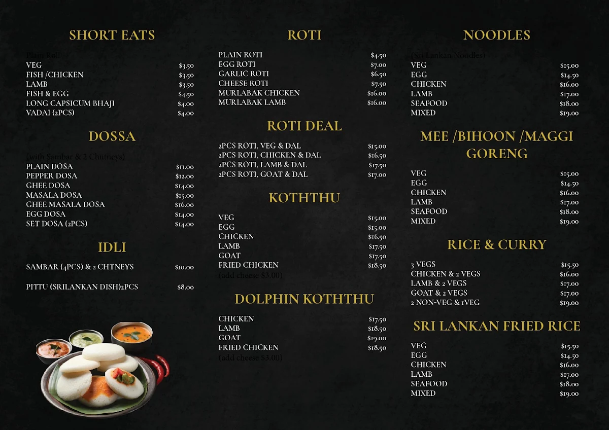 Menu, Kugan Hot & Spicy