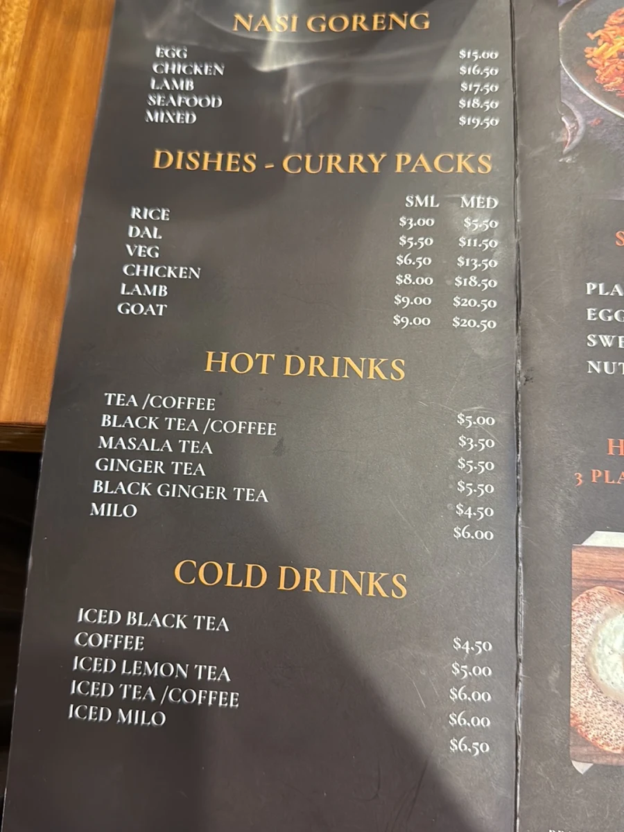 Menu, Kugan Hot & Spicy