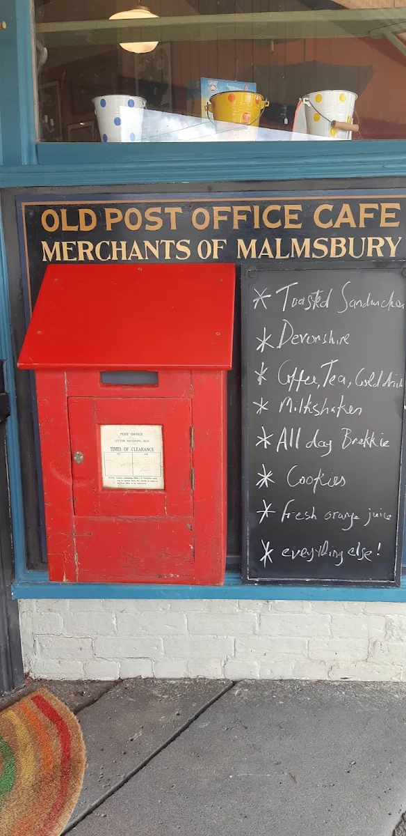 Menu, Malmsbury Bakery Café