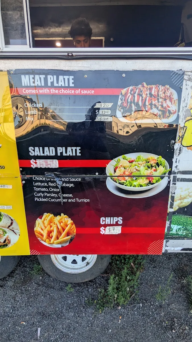 Menu, Food on Wheels