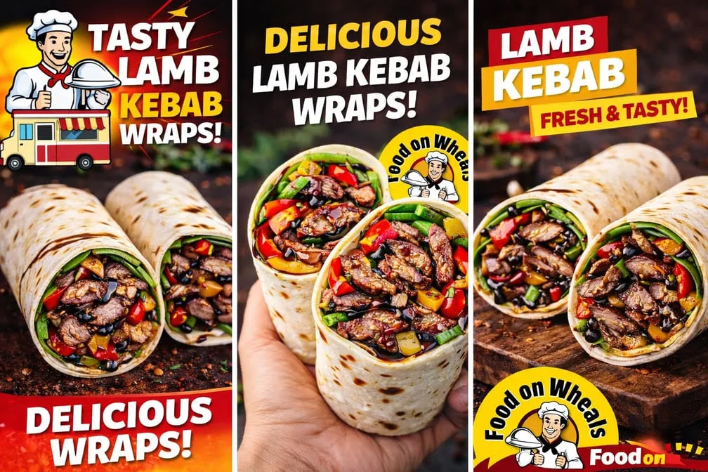 Menu, Food on Wheels