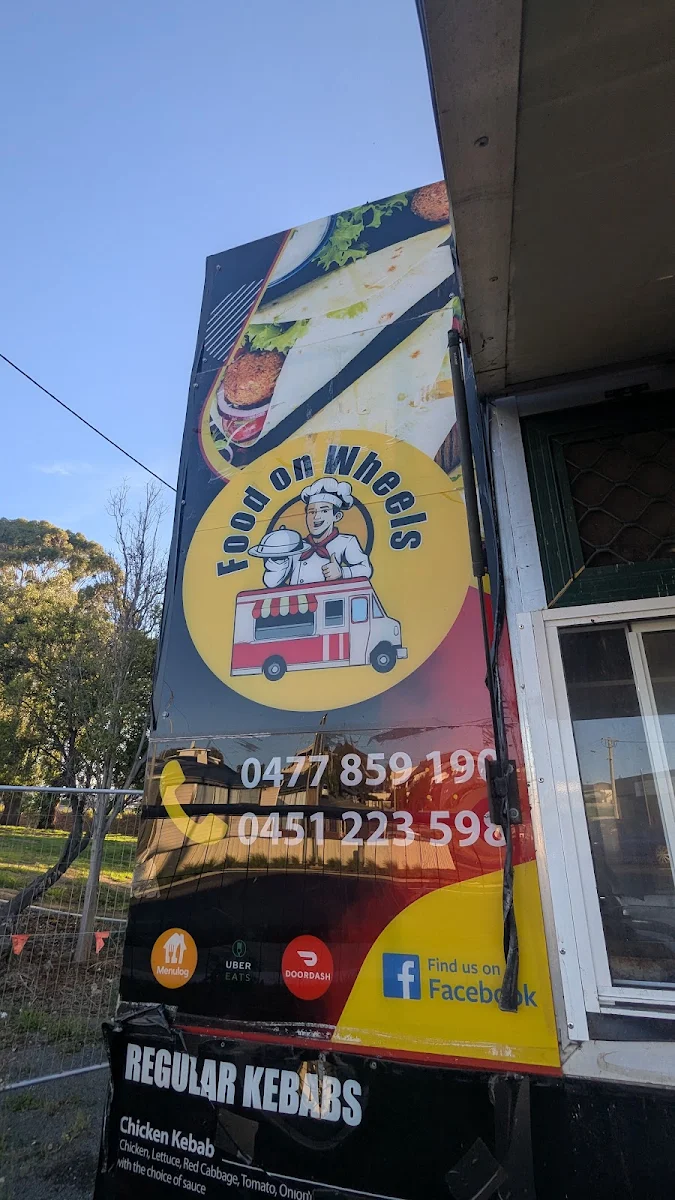 Menu, Food on Wheels