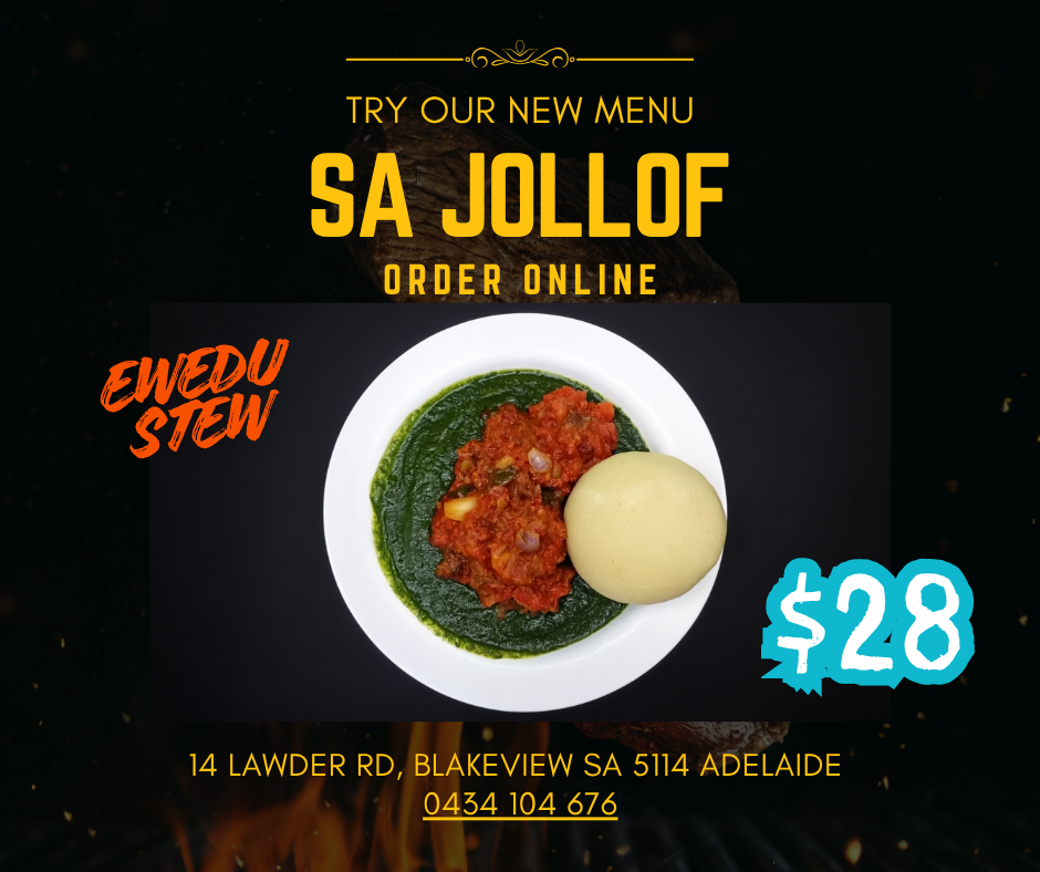 Menu, SA Jollof