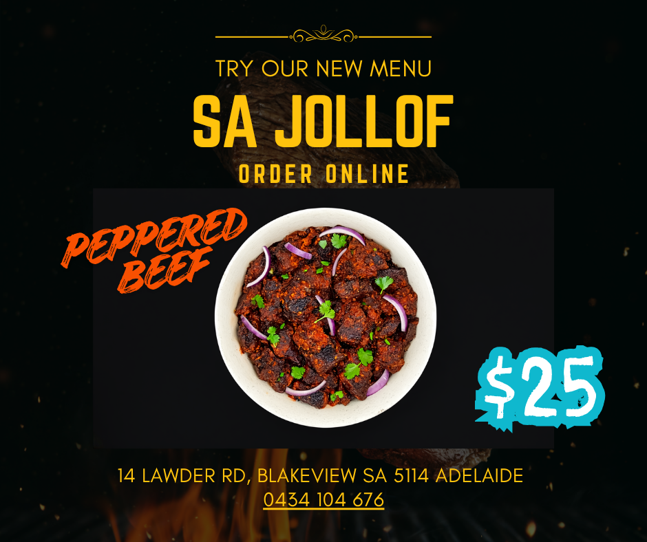 Menu, SA Jollof