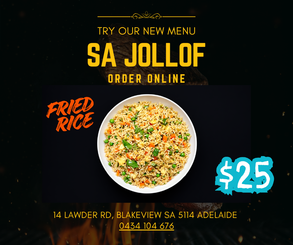 Menu, SA Jollof