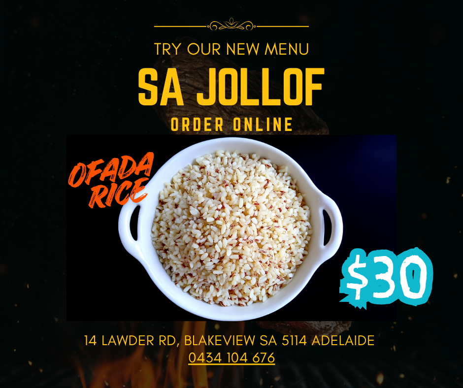 Menu, SA Jollof