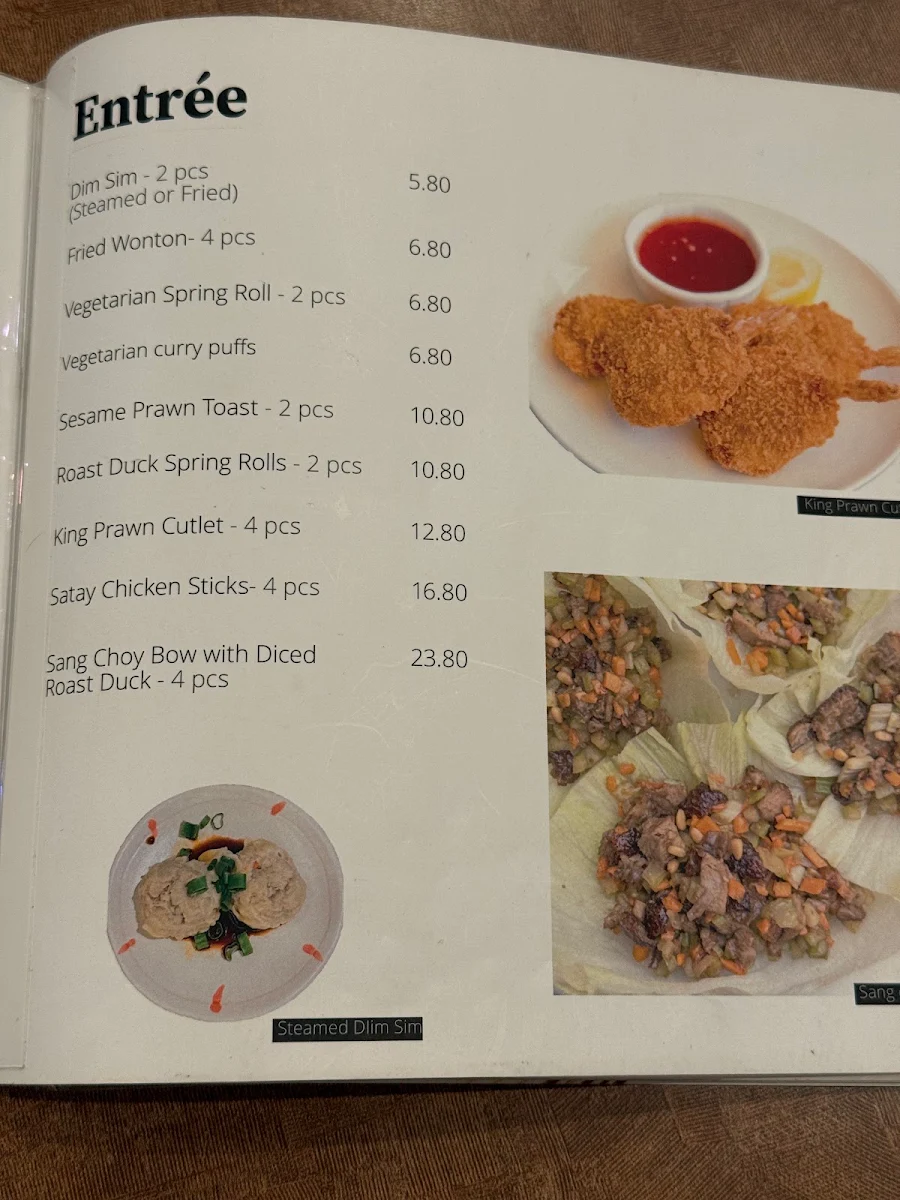 Menu, Chinese Kitchen Dumpling House