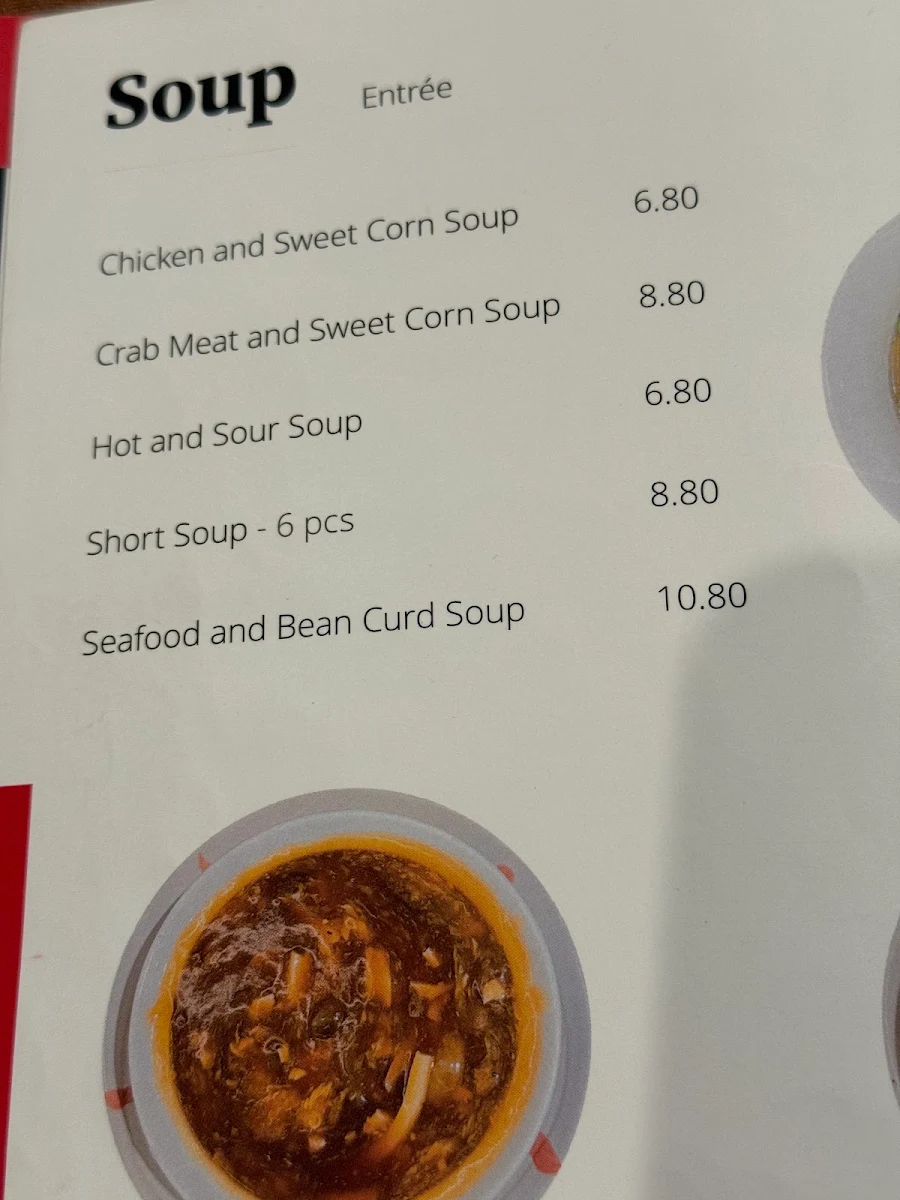 Menu, Chinese Kitchen Dumpling House