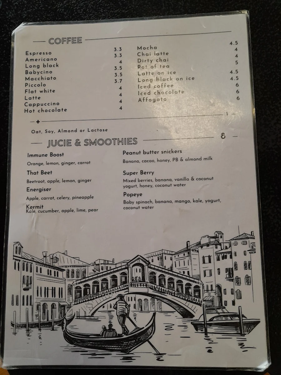 Menu, Little Italy Delicatessen