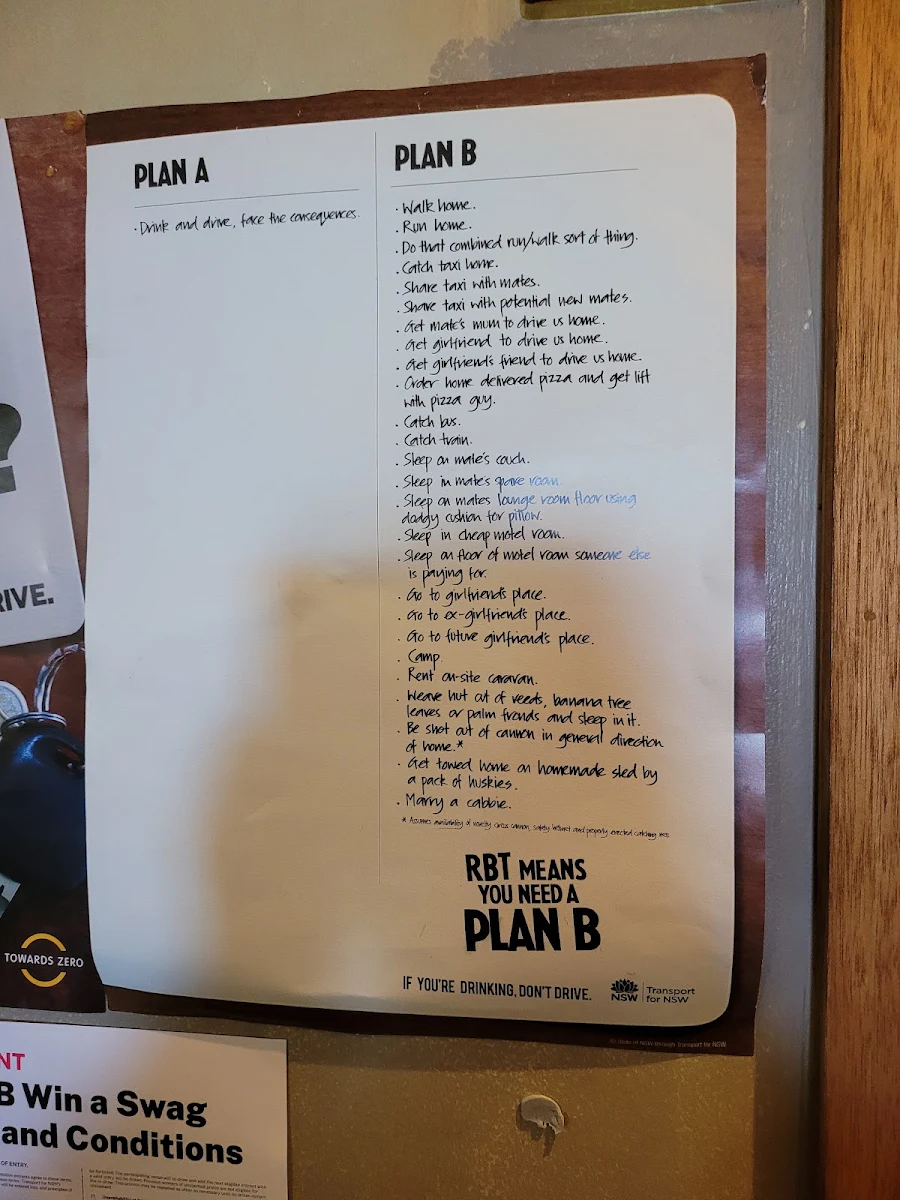 Menu, The Metropolitan Hotel