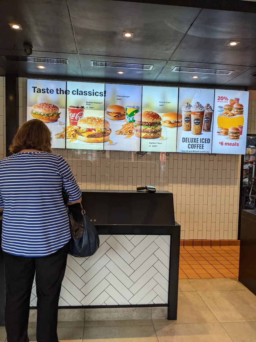Menu, McDonald's Stanmore