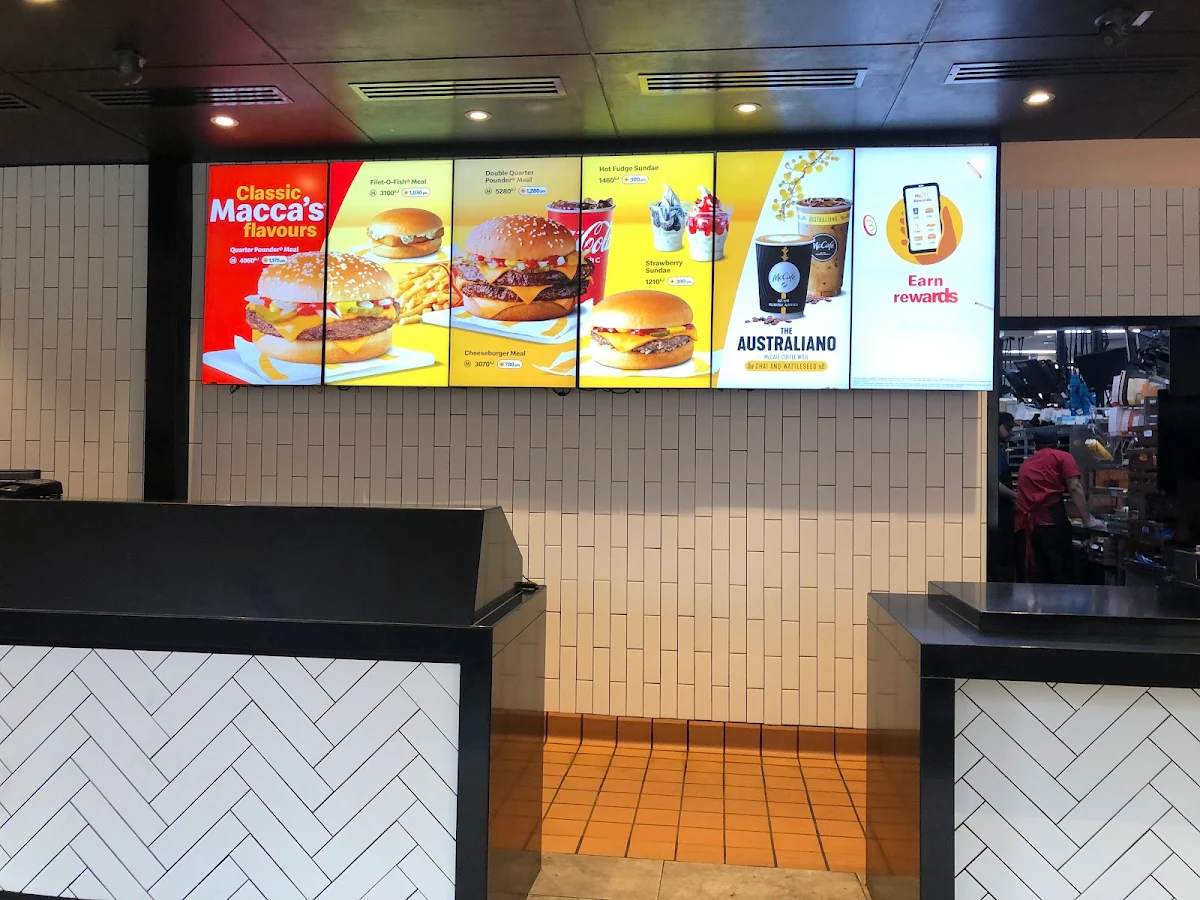 Menu, McDonald's Stanmore