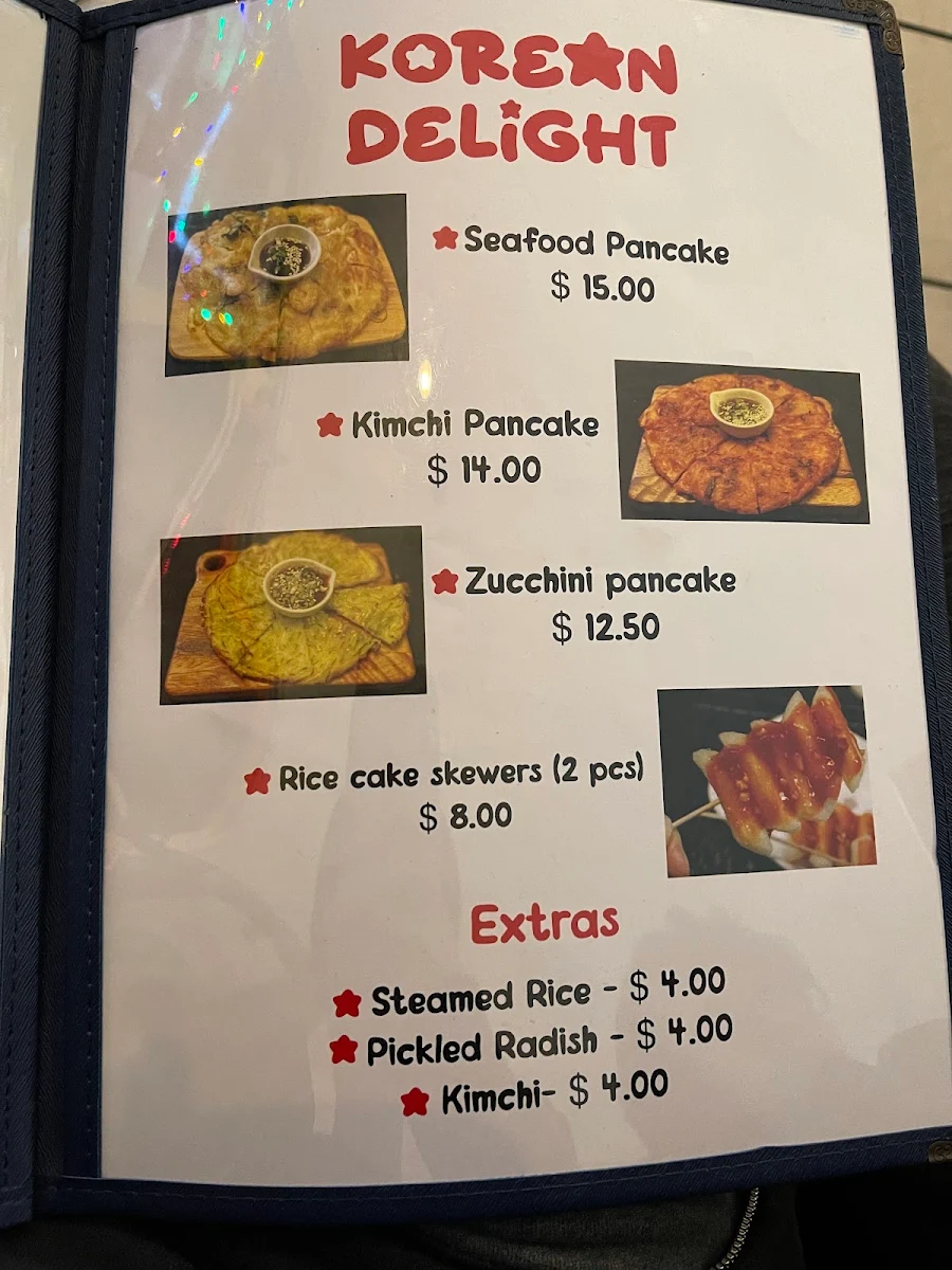 Menu, Chickilia