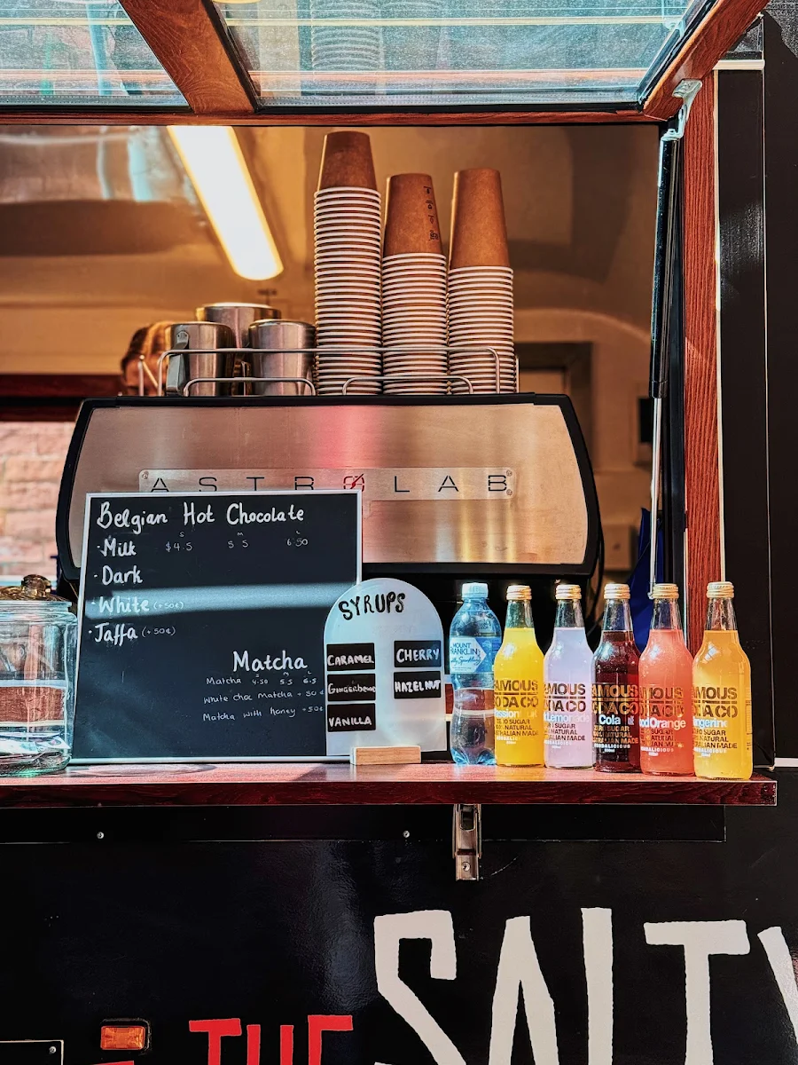 Menu, The Salty Sparrow Cafe