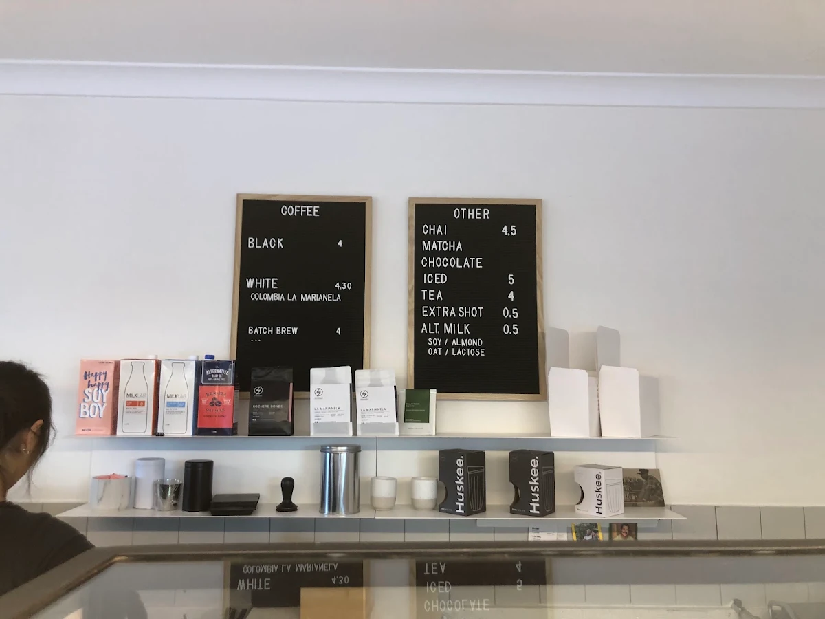 Menu, Singular Coffee Northbridge