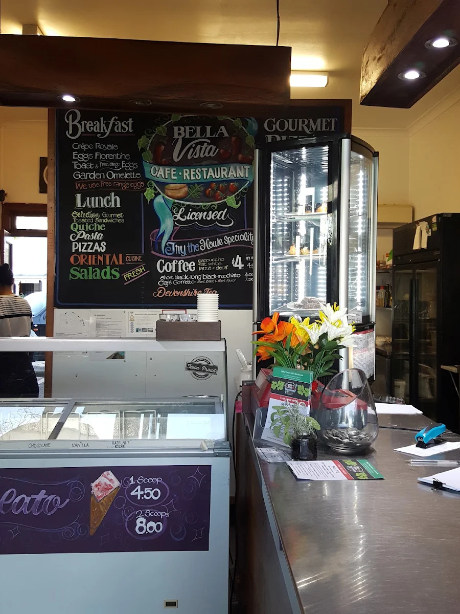 Menu, Bella Vista Pizza & Pasta