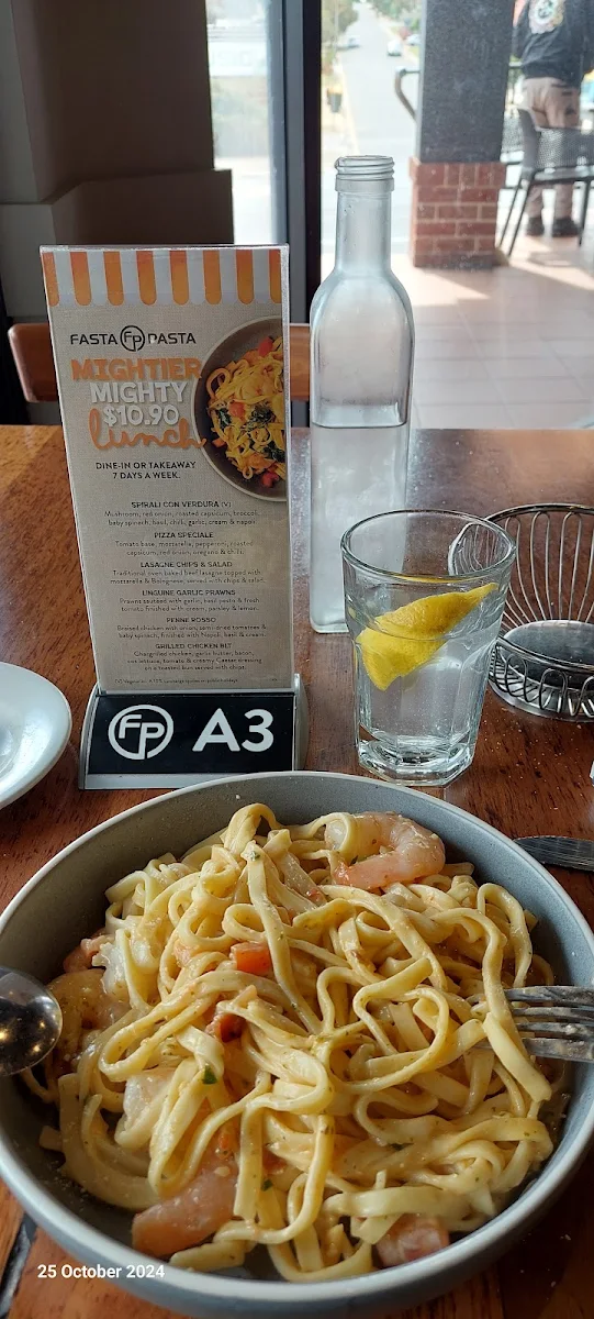 Menu, Fasta Pasta