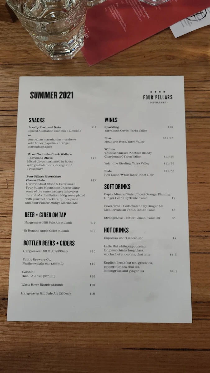 Menu, Fonda Mexican Windsor