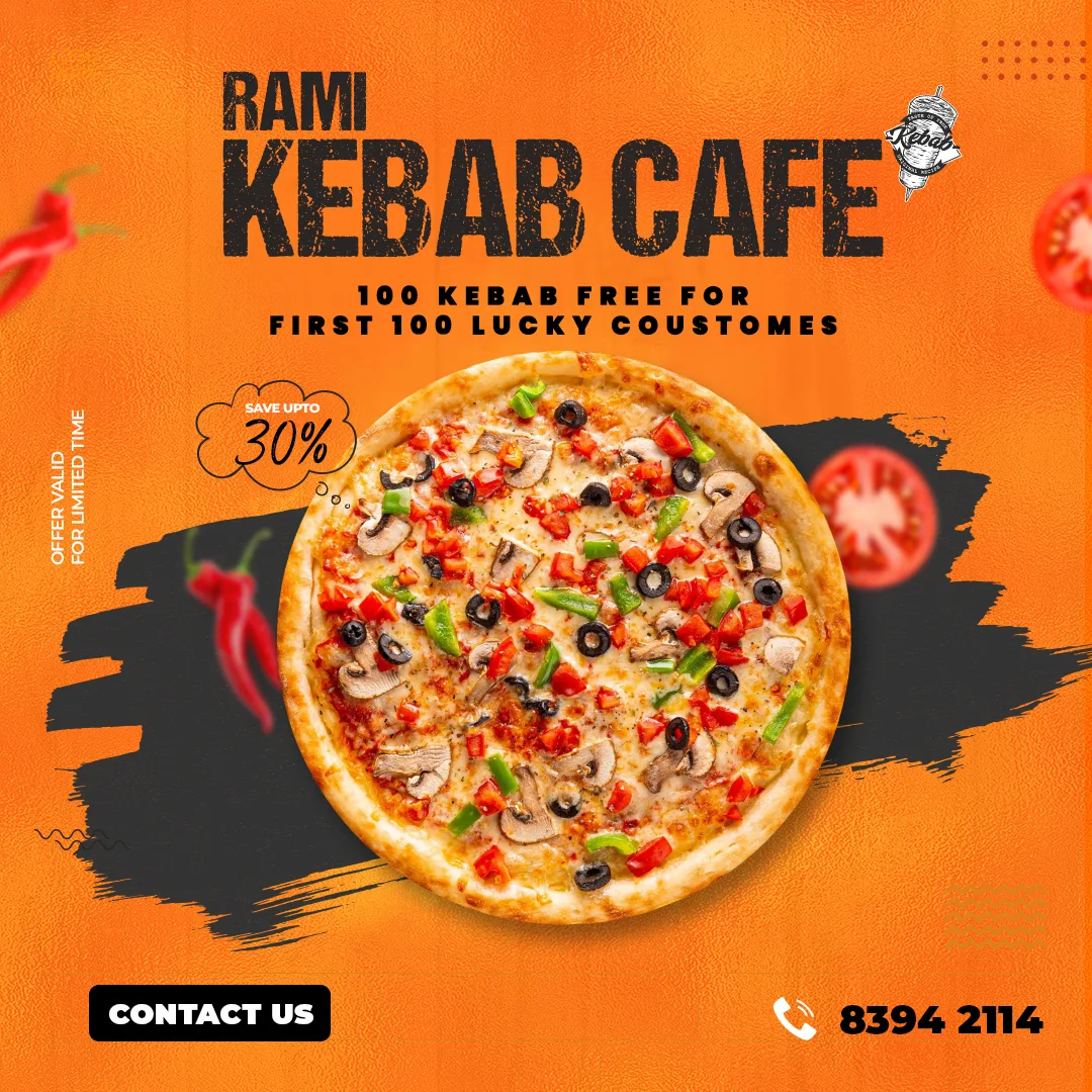 Menu, Auzzi Pizza Kebab & Pasta