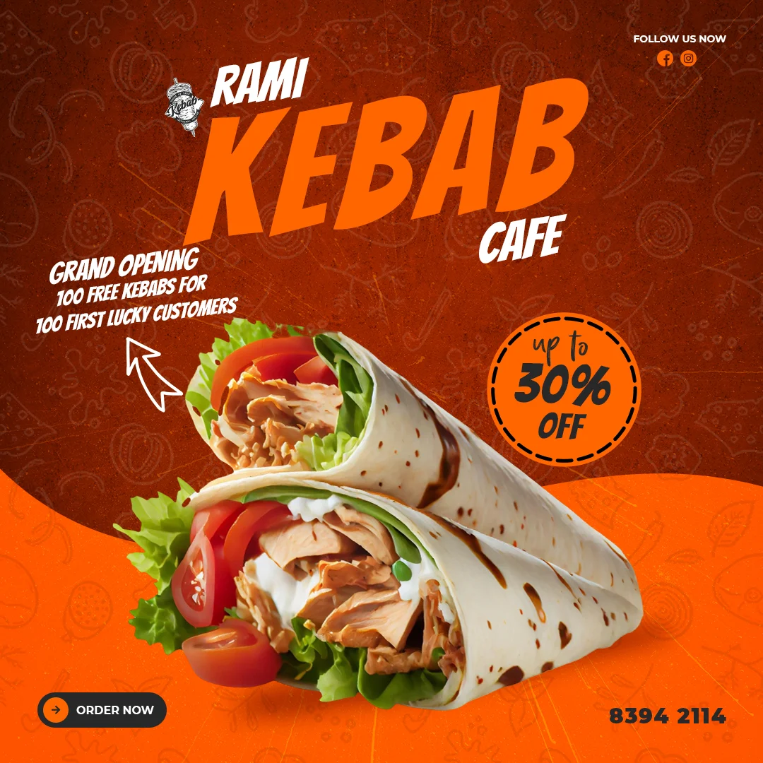 Menu, Auzzi Pizza Kebab & Pasta