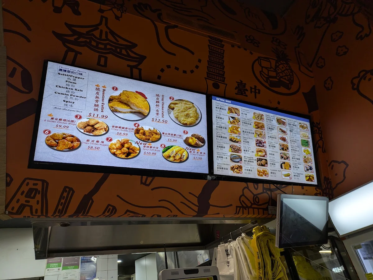 Menu, Two Peck Crispy Chicken