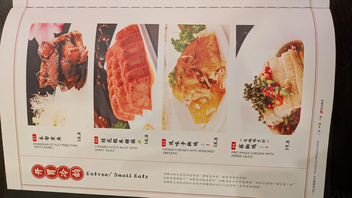 Menu, Modu