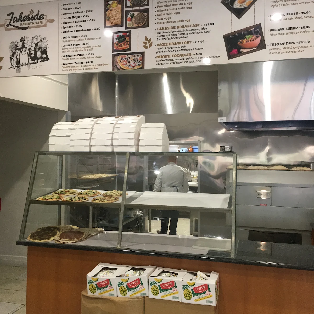 Menu, Lakeside Bakery