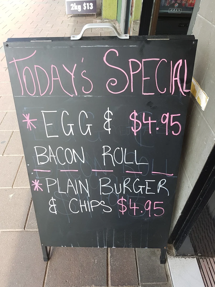 Menu, Windsor Kebab and Pizza