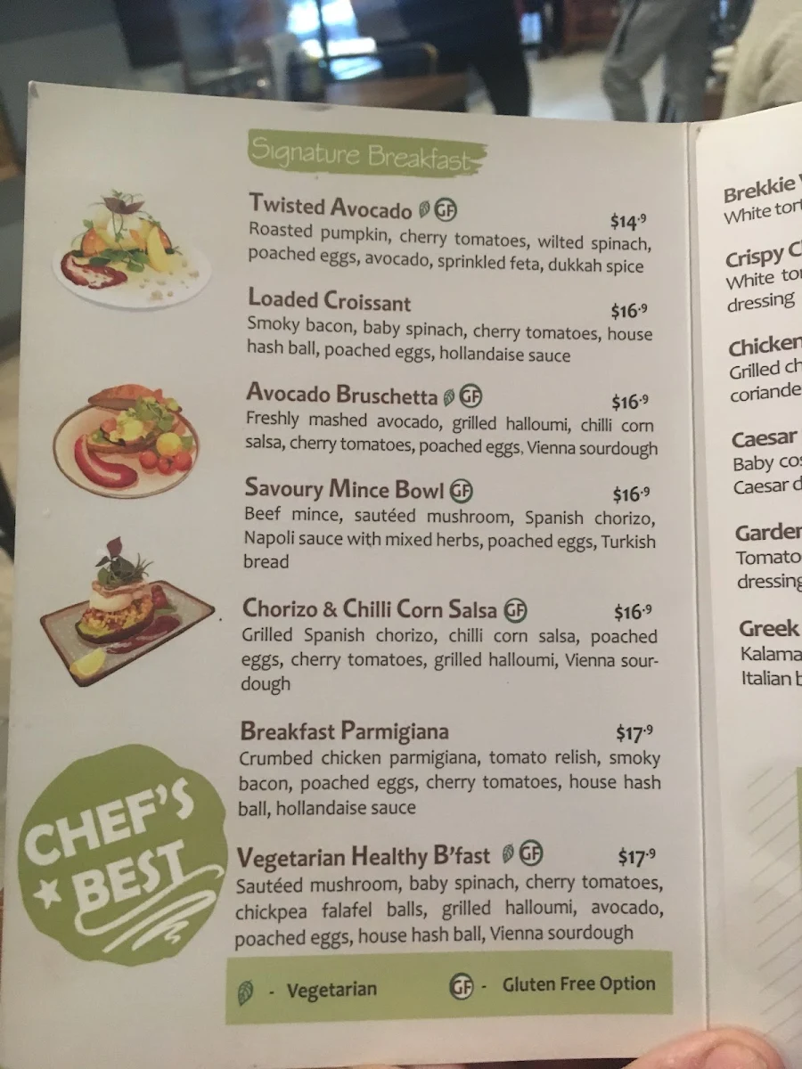 Menu, Carpe Diem Cafe - Fairfield