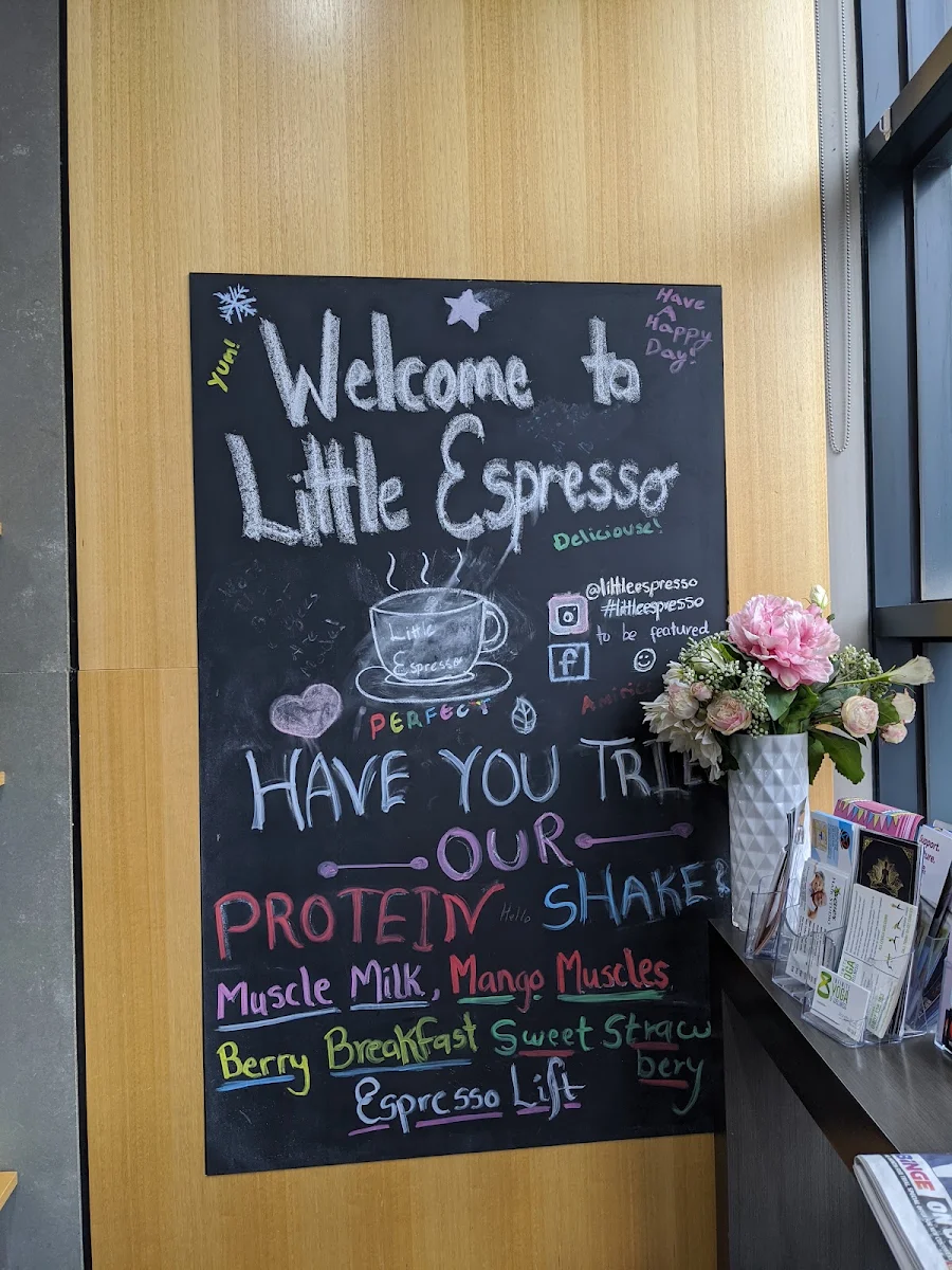 Menu, Little espresso